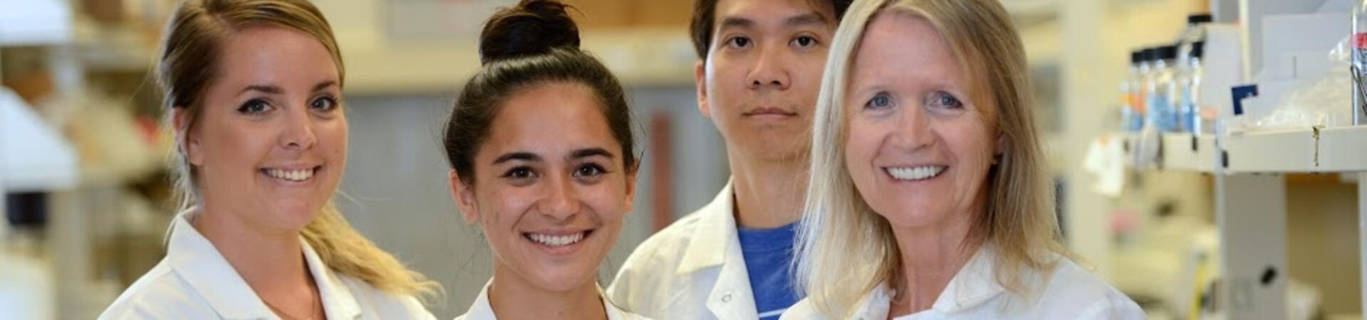 Ameae in Lab with Students