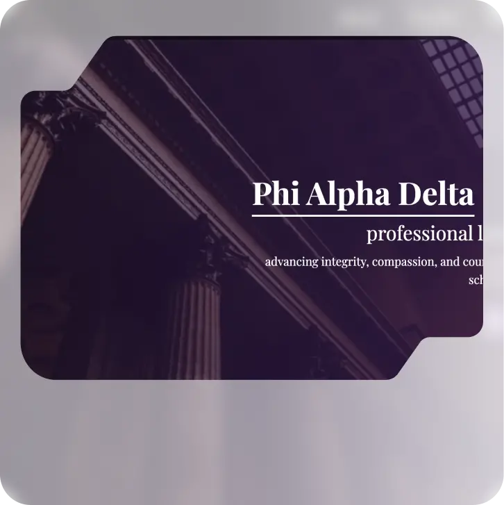 PHI ALPHA DELTA Image