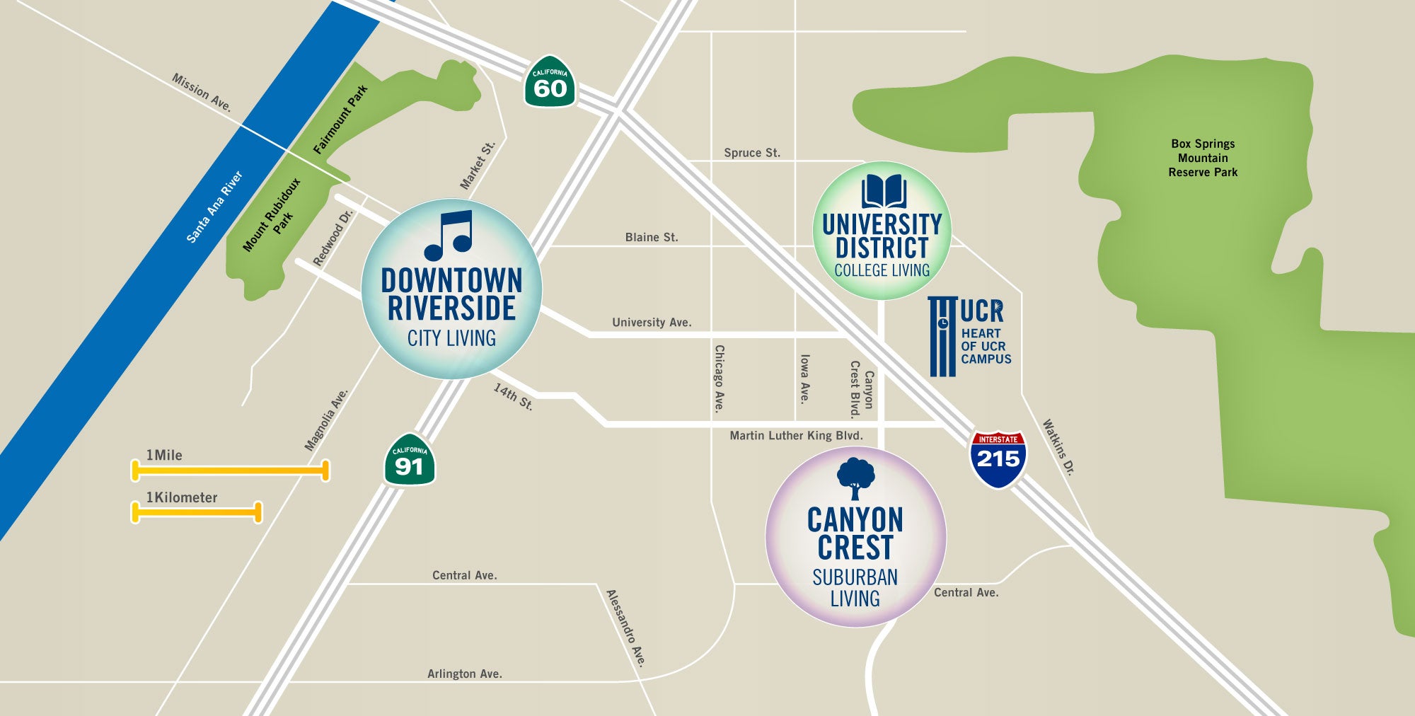 Riverside: Map