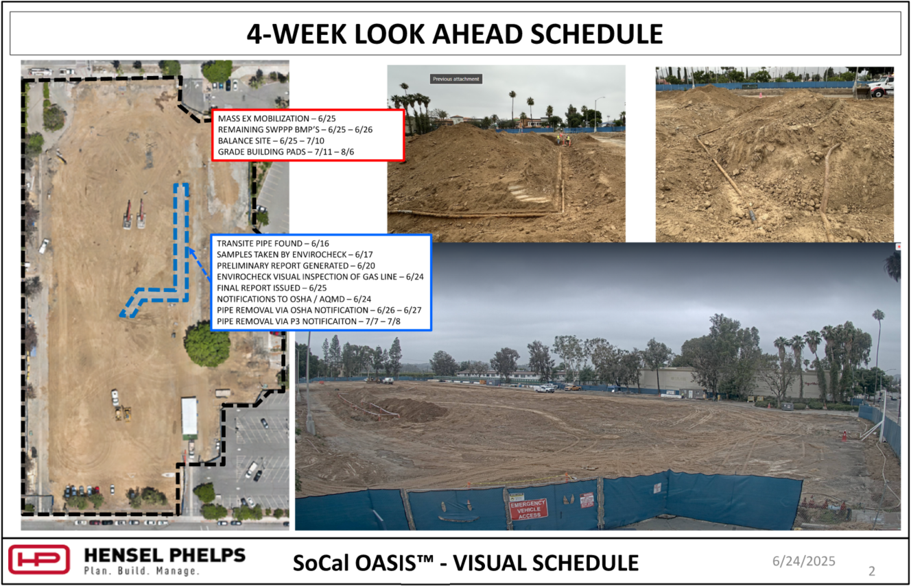 Socal Oasis construction photos