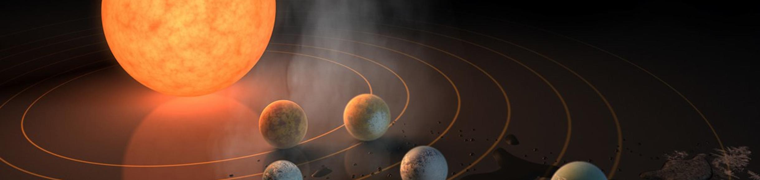 Astrobiology artist rendering