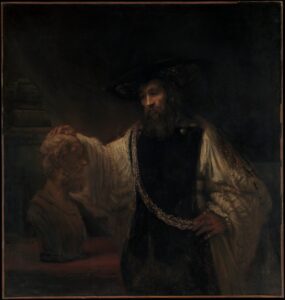 Rembrandt, Aristotle with a Bust of Homer, 1653