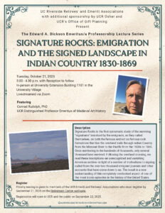 SIGNATURE ROCKS: EMIGRATION AND THE SIGNED 
LANDSCAPE IN INDIAN COUNTRY: 1830-1860
