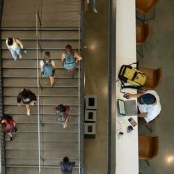 Studying and getting to class. 