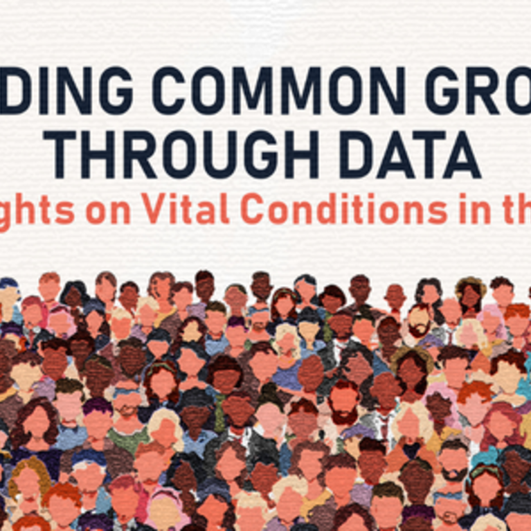 Cover art displaying a diverse group of people in a hand drawn style