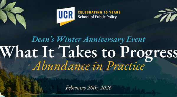 Panel Explores Abundance in Policy