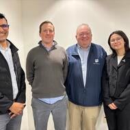 Group photo with Andrew Ayres