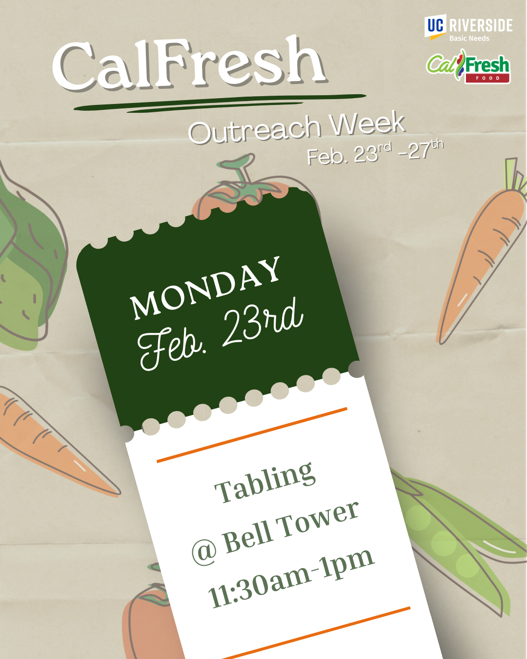 (calfresh) cfo week- monday