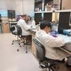 Zach and Sam in the lab