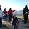 at the top
