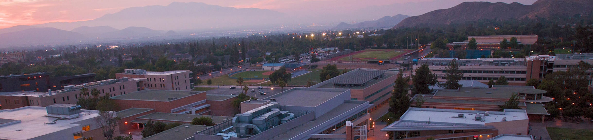 UCR evening view