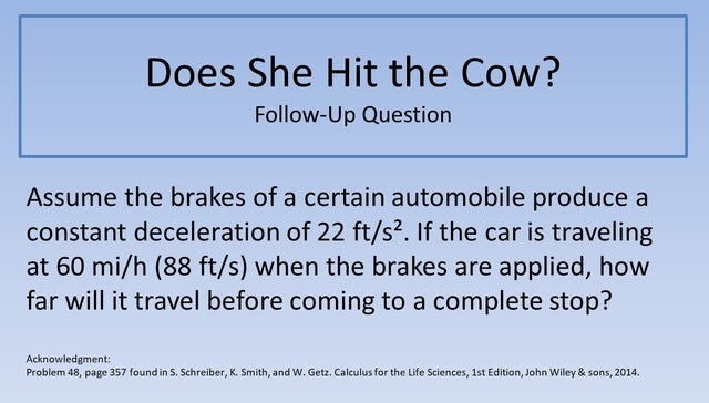 Does She Hit the Cow? FUQ 640