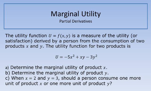 Marginal Utility 640