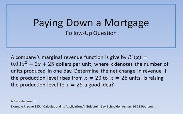 Paying Down a Mortgage FUQ 640