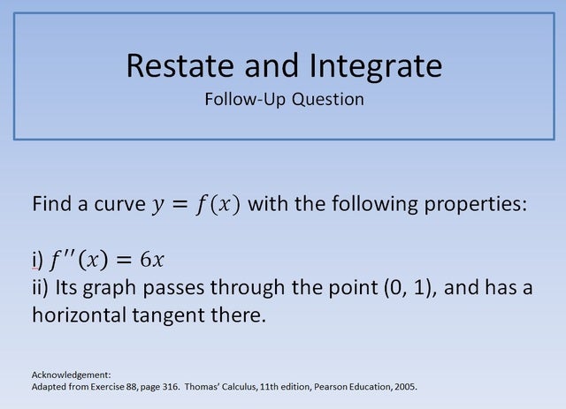 Restate and Integrate FUQ 640