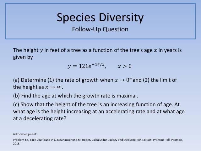 Species Diversity FUQ 640