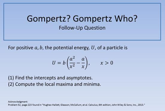 Gompertz? Gompertz Who? FUQ
