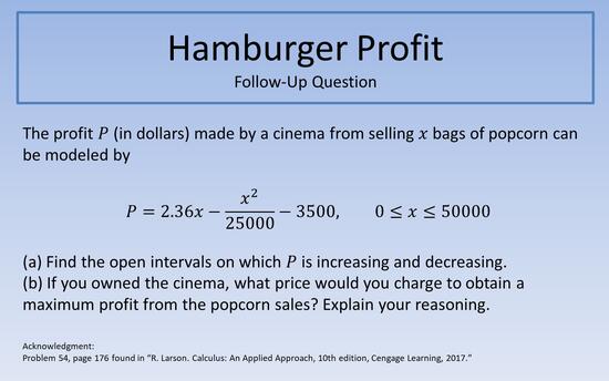 Hamburger Profit FUQ