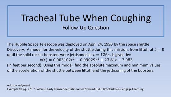 Tracheal Tube When Coughing FUQ
