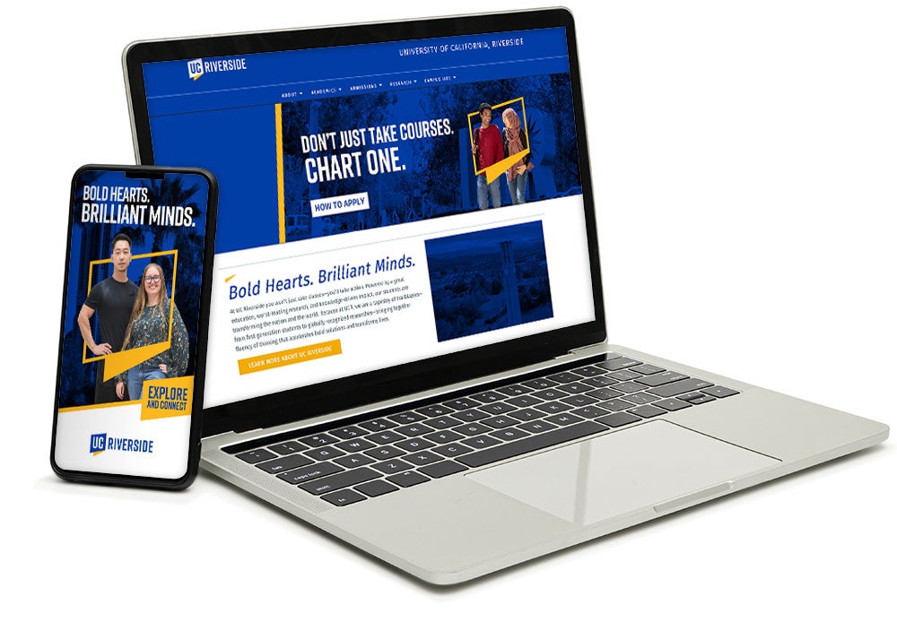 smiling graduate with Bold Hearts icon frame 