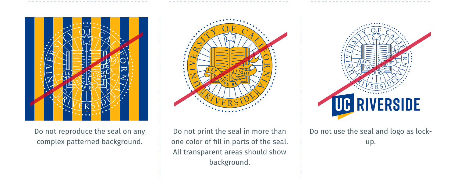 UCR Seal Incorrect Usage Row 3