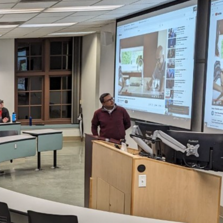 Ashish Sood marketing class, UCR School of Business