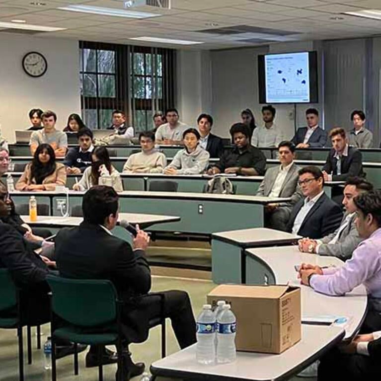 Anderson South classroom 118, UCR School of Business