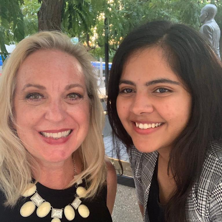 Tamra Johnson and Amisha Sharma