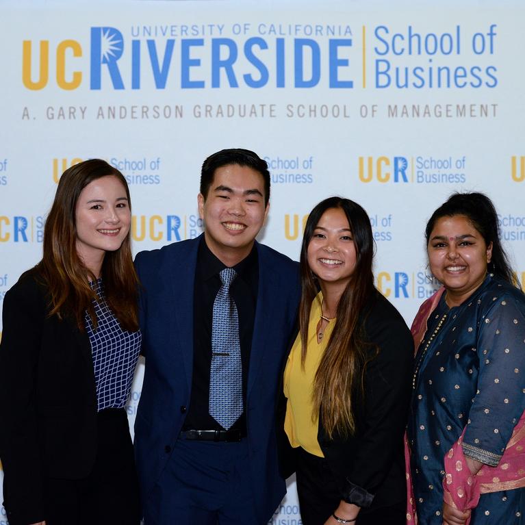 Students receiving scholarships