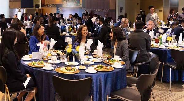 Dinner with Alumni at the AVC