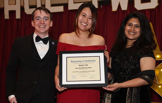 Karisa You displays award