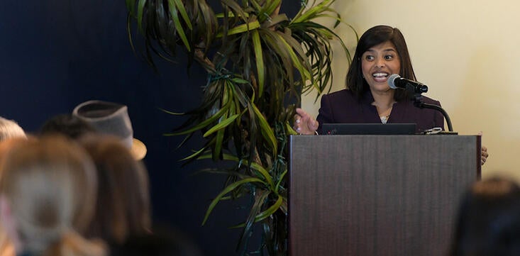 Bansree Parikh, speaker at the UC Women in Business Leadership Forum 2025