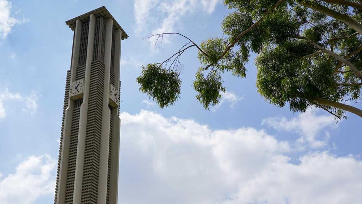 Bell Tower at UC Riverside campus