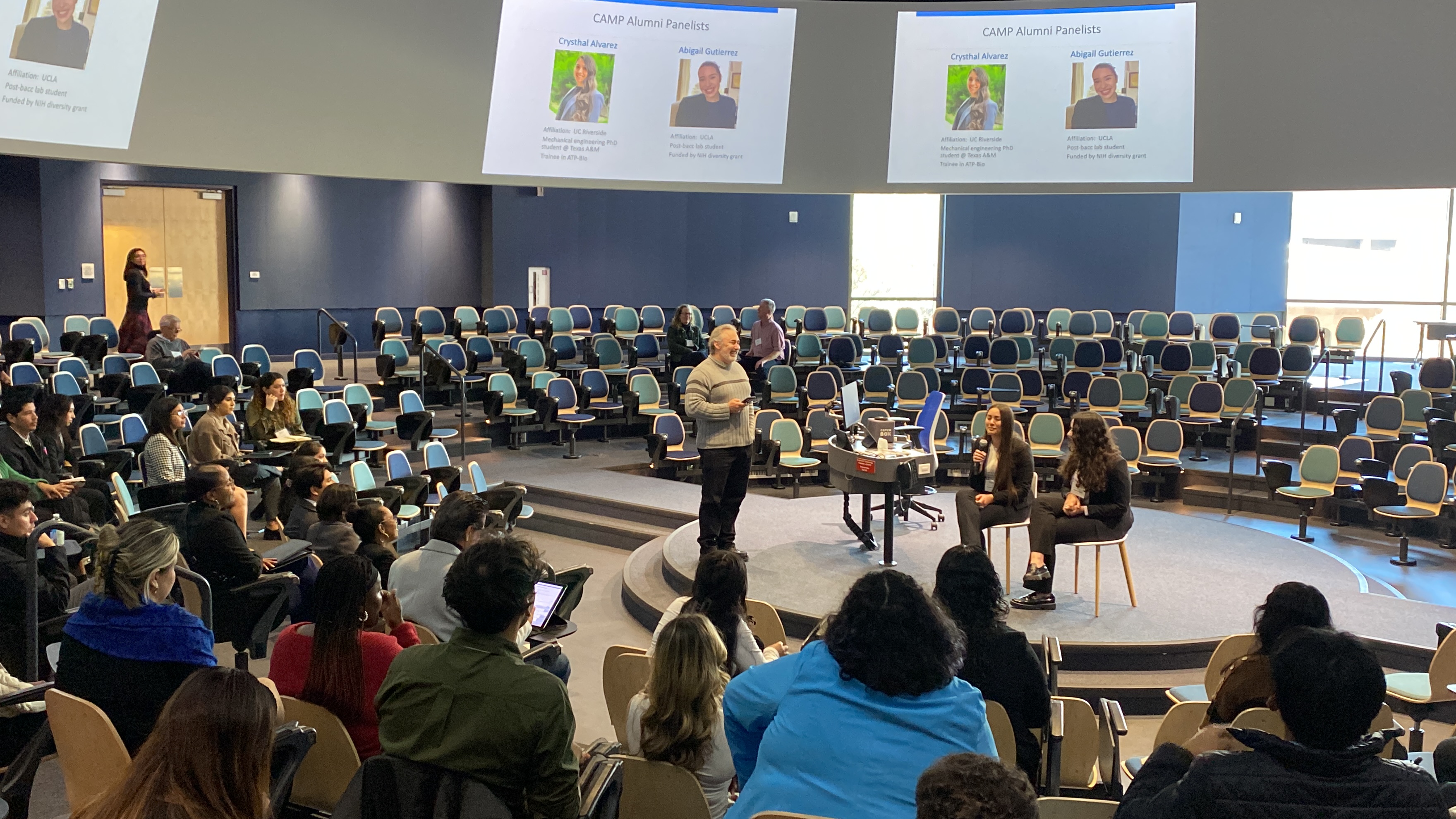 Dr. Brown leading a panel at CAMP Symposium