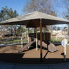 Play structure for infants and toddlers on the playground at CECE South.