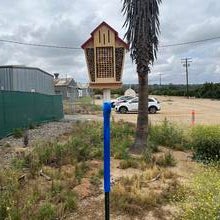 Bee hotel front view