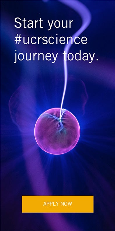 Start your #ucrscience journey today