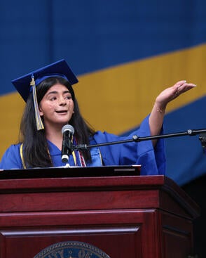 CNAS Student Commencement Speaker, Dina Mirmotalebisohi 