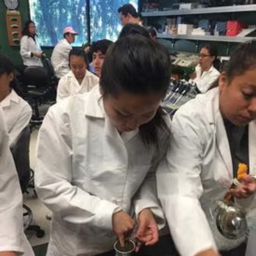 Dynamic Genome project students conducting research