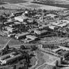 Aerial view of campus in the mid-century