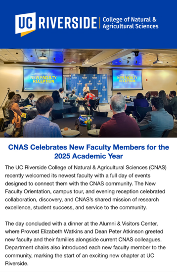 CNAS Newsletter October 23, 2025