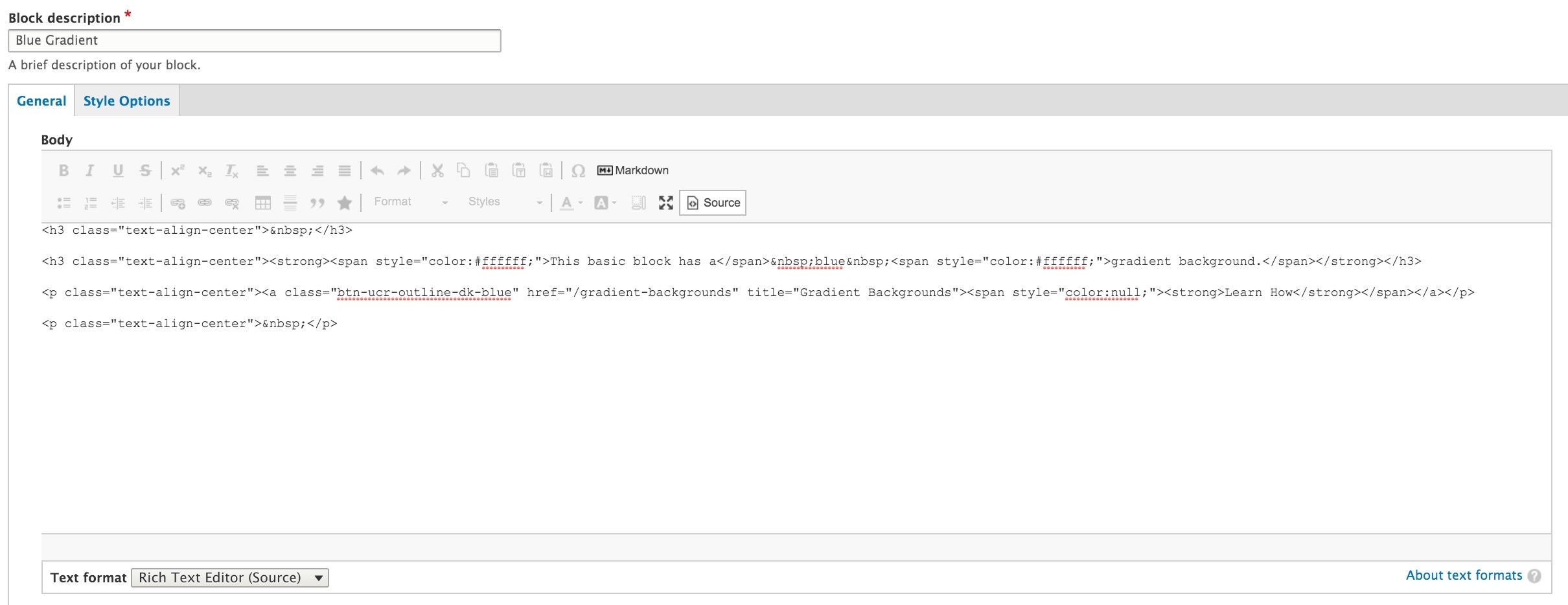 blue gradient source code before