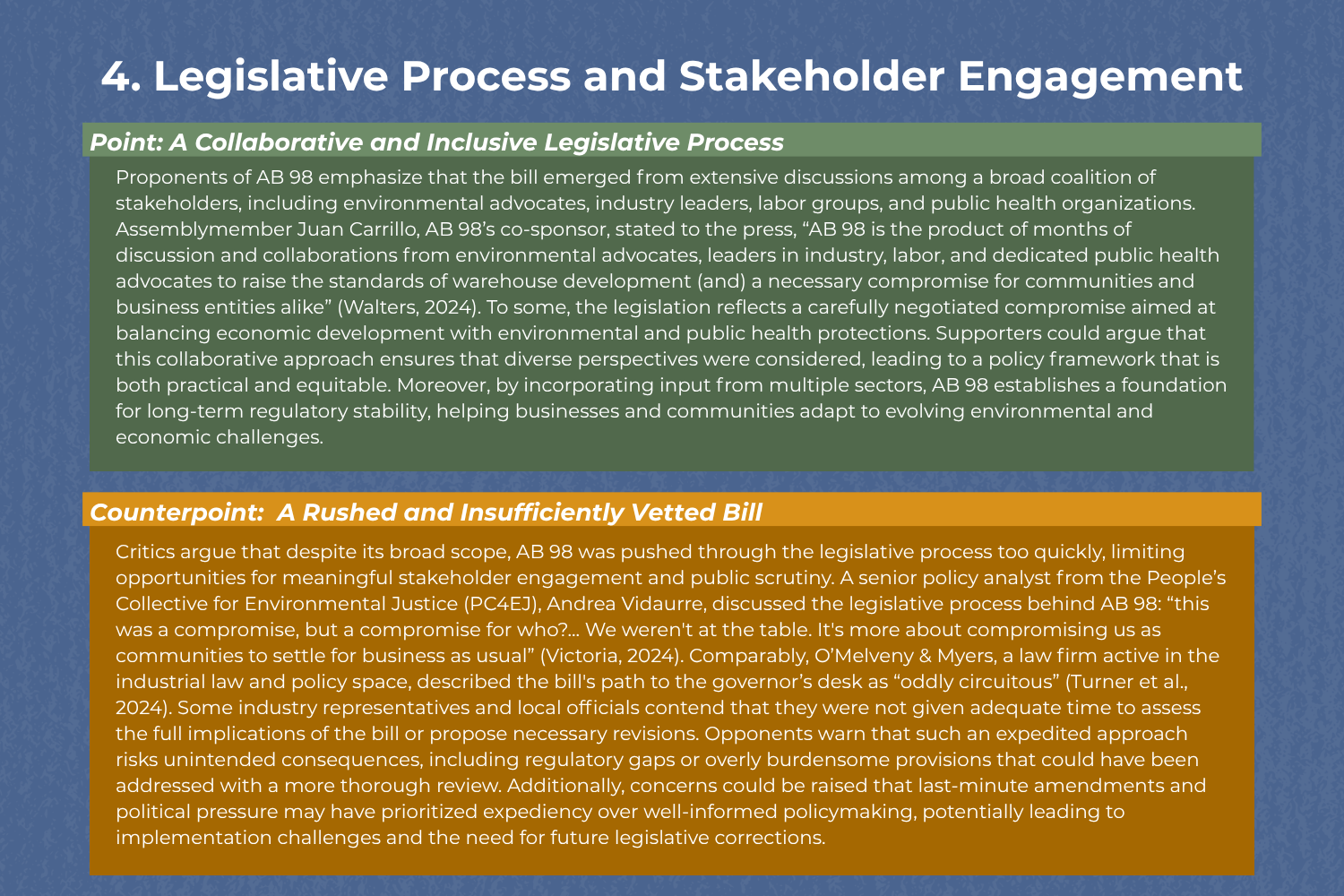 Good Neighbor Part 2 Point Counterpoint 4