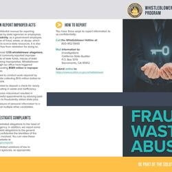 State Auditor - Whistleblower Brochure