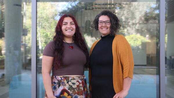 Claire Mauss and Dr. Natalie Holt