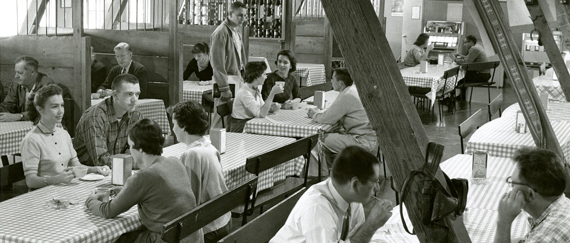 The Barn Past coffee in dining hall