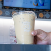 Iced coffee from the Den.