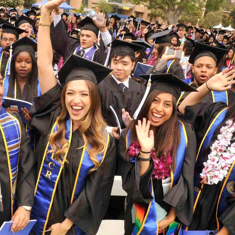 UCR Students at Graduation