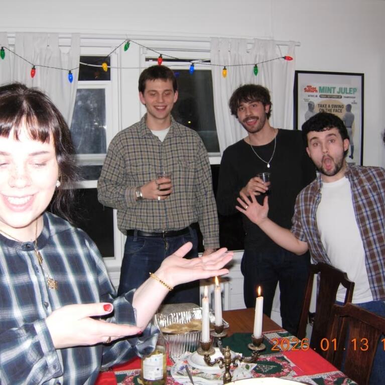 CNN article image of dinner party