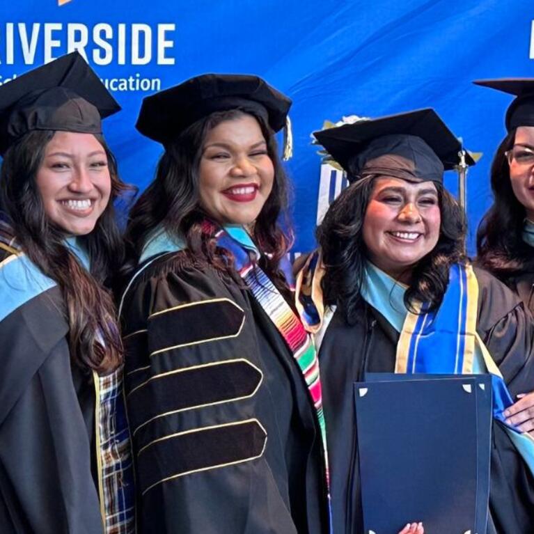 Teacher credential graduates at Palm Desert campus